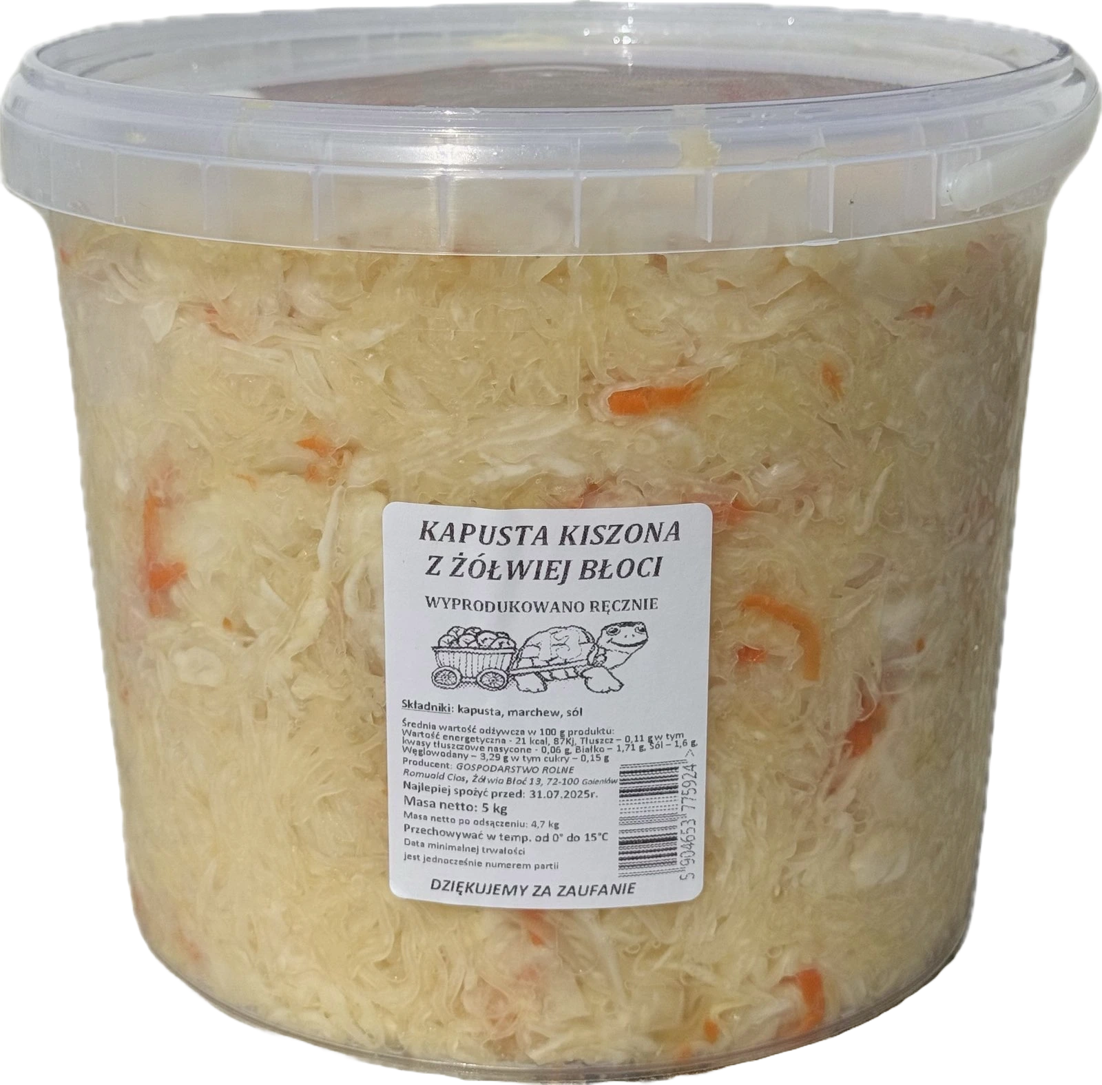 Kapusta Kiszona 5 kg