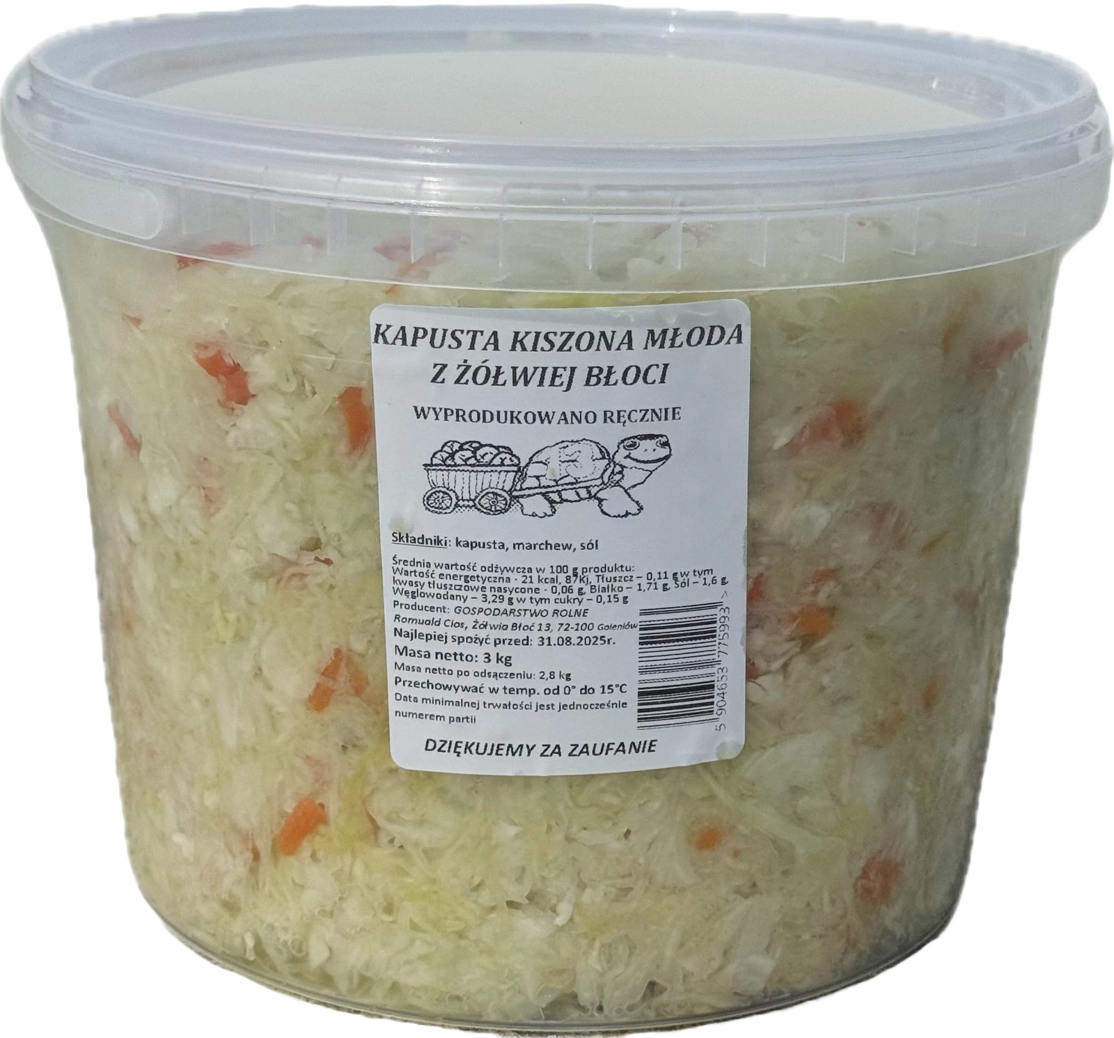 Kapusta Młoda 3 kg